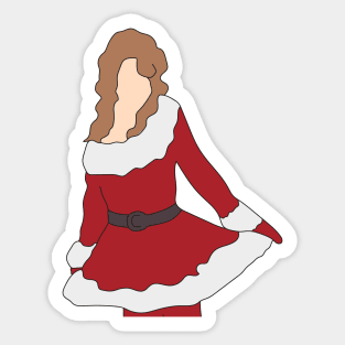 Mariah Carey All I Want For Christmas Is You Merry Xmas Sticker